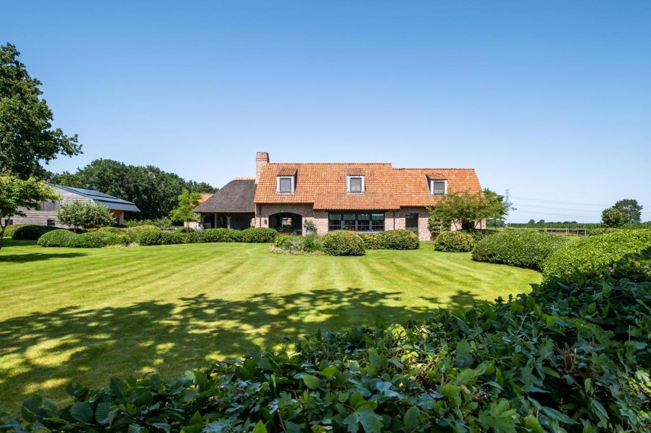 Hoeve Den Akker - Luxueuze Vakantiewoningen Met Privetuinen En Alpaca'S Nabij Brugge, Damme, Knokke, Sluis En Cadzand Kültér fotó